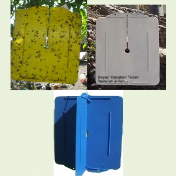 Bks Yellow Sarı Yapışkanlı Tuzak Trips Akdeniz Sineği ve Yaprak B - 2