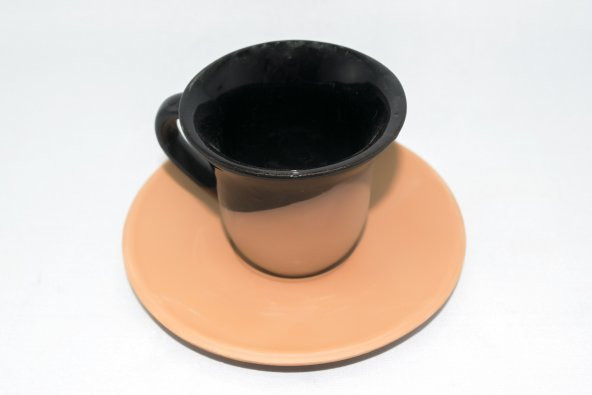 Toprak Kahve Fincanı - Siyah