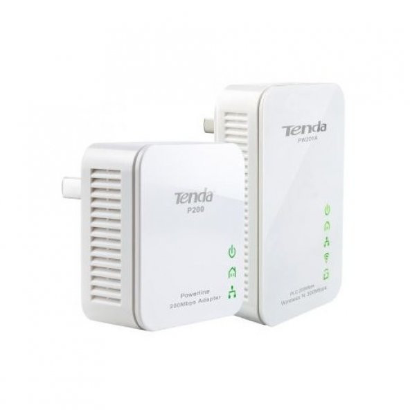 TENDA PW201A+P200 HOMEPLUG WIRELESS KIT 300Mbps