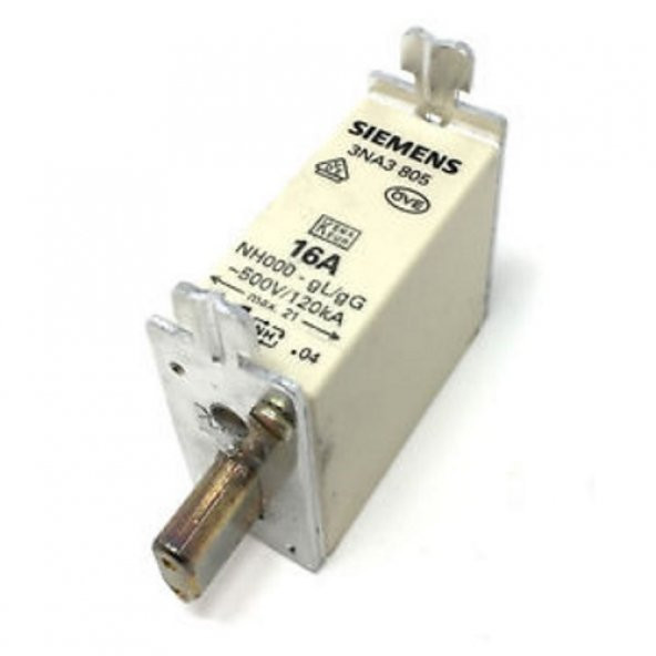 SIEMENS 3NA3 805 000 BOY BUŞON 16A