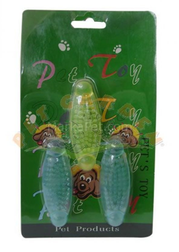 Eastland Plastik Köpek Diş Kaşıma Oyuncak 3 lü 7,5 cm