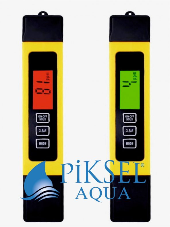 Piksel Aqua Su Arıtma Cihazları İçin Su Sertlik Ölçüm Cihazı TDS