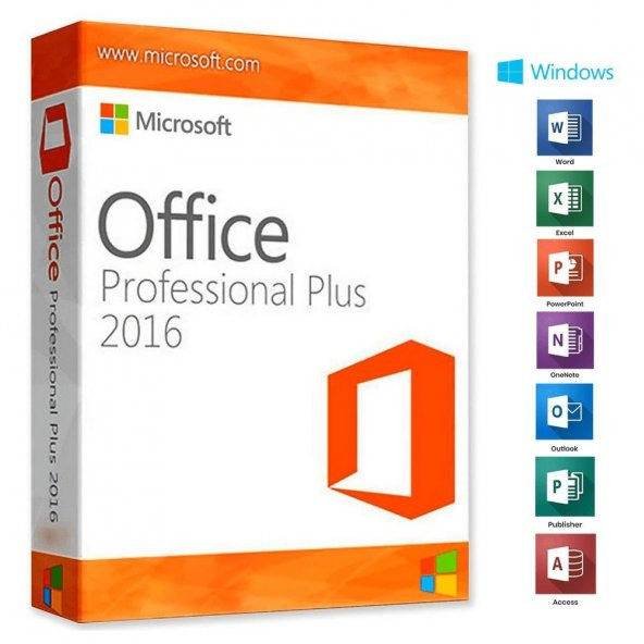 Office 365 – 2016 Pro Plus Edition – 5 Cihaz – 1Yıl