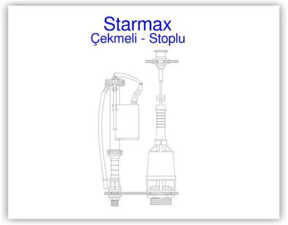 Visam Çekmeli Stoplu Rezervuar İç Takımı 608-001 - 2
