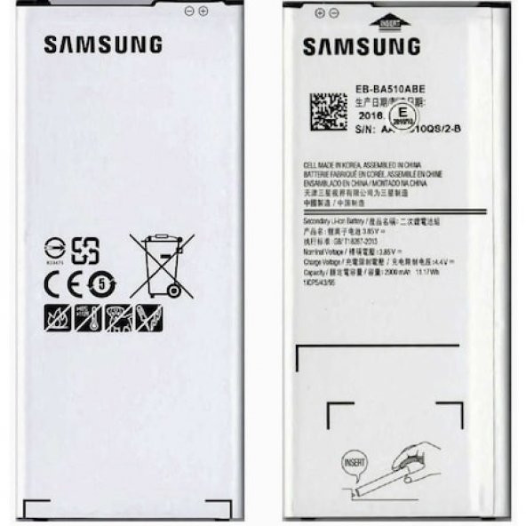 Samsung Galaxy A5 2016 A510 ORJ. Batarya Pil