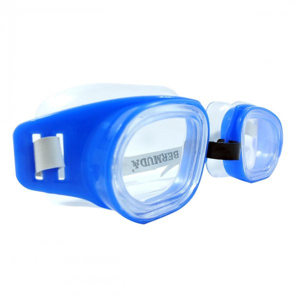 Bermuda Yüzücü Gözlüğü Çocuk Deniz Gözlüğü Havuz Deniz Yüzme Gözlüğü Mavi Ve Pembe Seçenekli