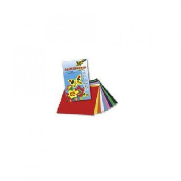 Folia Elişi Kağıdı (750) 18,5 x 29,5 cm 10 Farklı Renk, Parlak