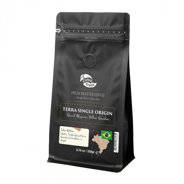 Coffeetropic Terra Single Origin Brasil Mogiana Yellow Bourbon 250 Gr