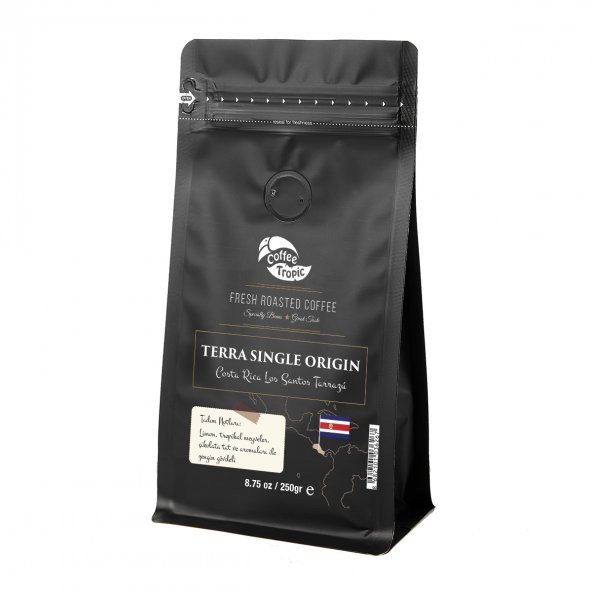 CoffeeTropic Terra Single Origin Costa Rica Tarrazu 250 Gr