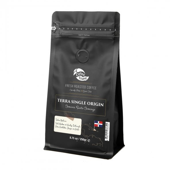 Coffeetropic Terra Single Origin Dominic Santo Domingo 250 Gr