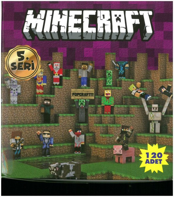 MİNECRAFT OYUN KARTLARI 360 KART MİNE CRAFT Minecraft Mine Craft