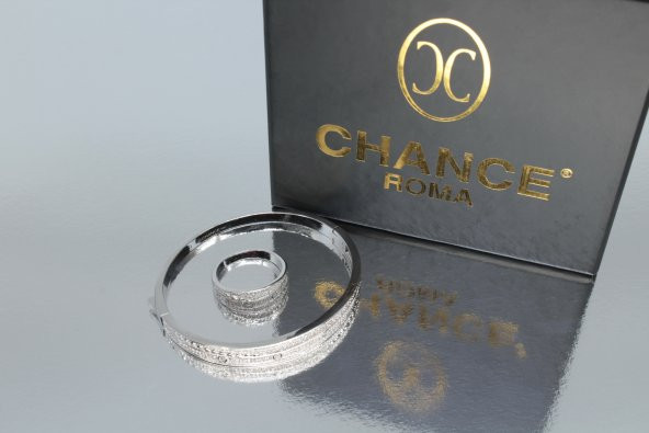 İtalyan Tasarım Moda Pırlanta Çelik Gümüş Altın Love Çivi Set - 5