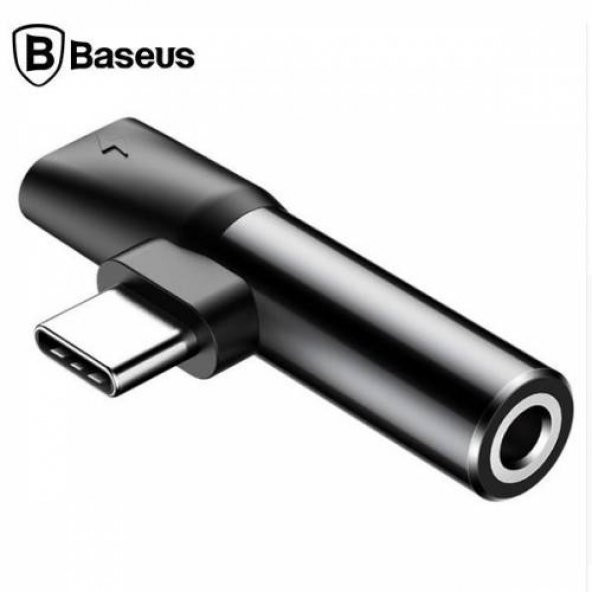 Orjinal Baseus Usb USB TYPE C 3.5MM Kulaklık Ve Şarj Dönüştürücü Cevirici Müzik Şarj Aynı Anda