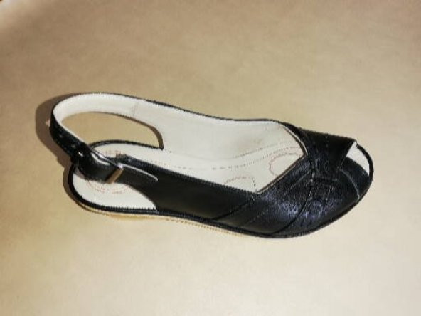 ZYN SHOES BAYAN %100 DERİ ORTOPEDİK BAYAN SANDALET - 2