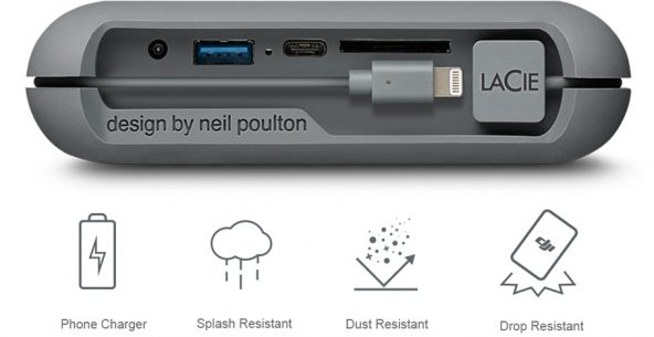LaCie 2TB DJI COPILOT BOSS EXTERNAL STGU2000400 - 4