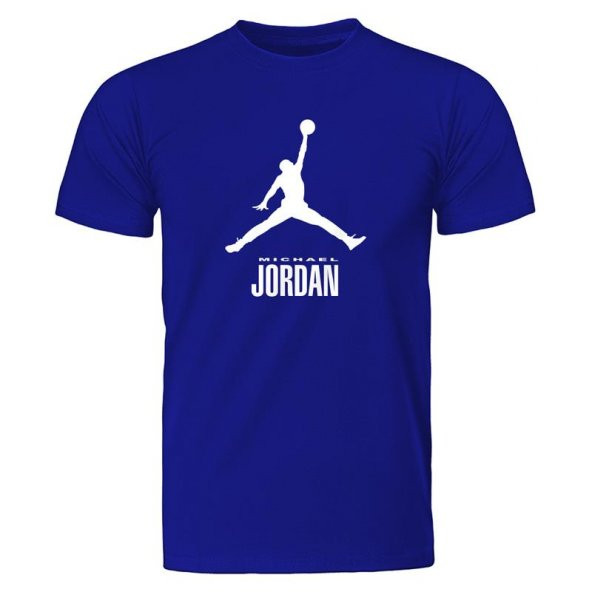 Casual NBA Jordan Mavi Tişört Unisex