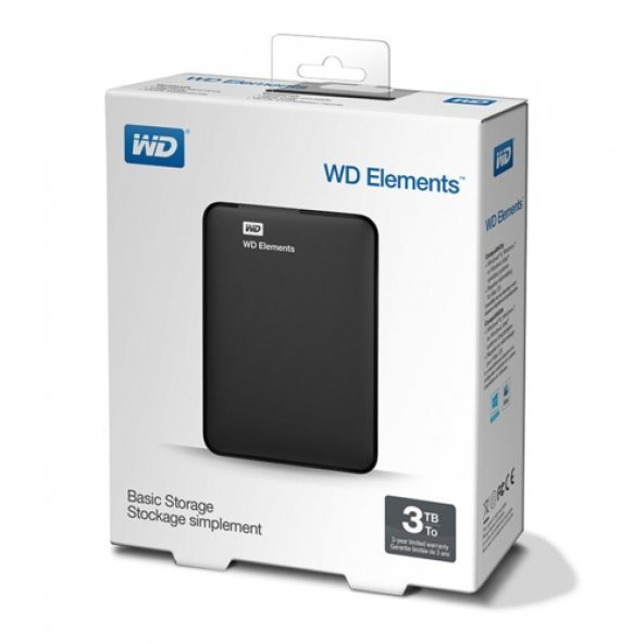 WD 2.5" 3TB Elements WDBU6Y0030BBK  USB3.0