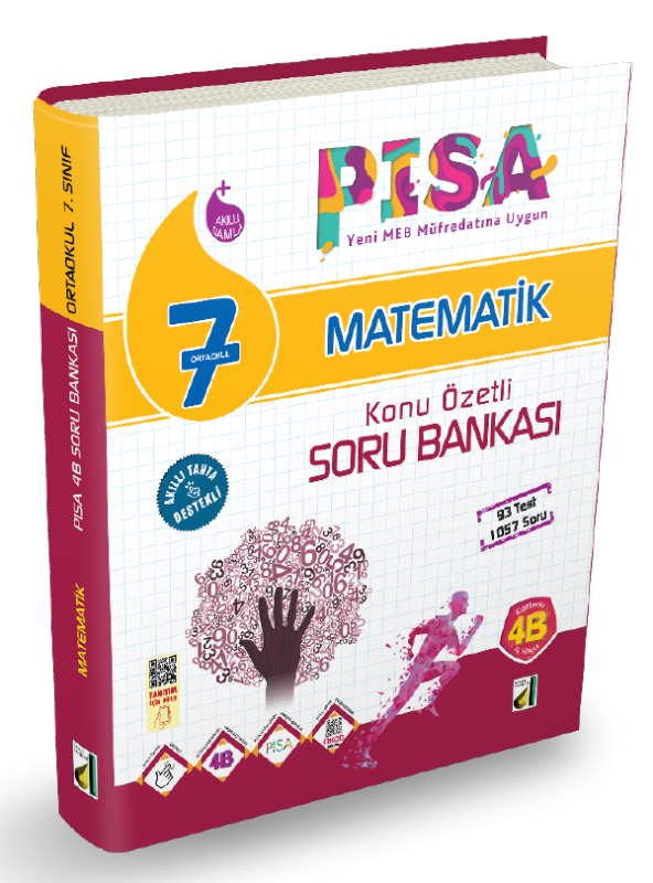7. Sınıf PISA Matematik Konu Özetli Soru Bankası Damla Yayınları