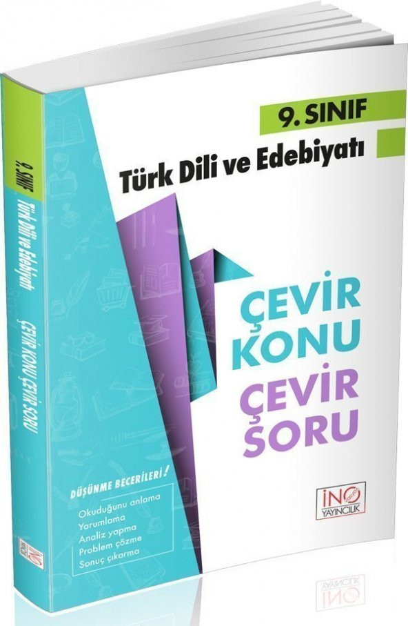 9.Sınıf Türk Dili ve Edebiyatı Çevir Konu Çevir Soru İnovasyon Yayınları