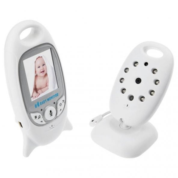 AE VB601 Kablosuz Kameralı Bebek Telsizi Gece Görüşü Isı Ölçer