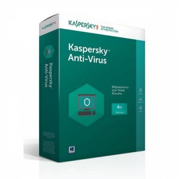Kaspersky Antivirüs 2022 Versiyon 4 Kullanıcı 1 Yıl Türkçe Lisans