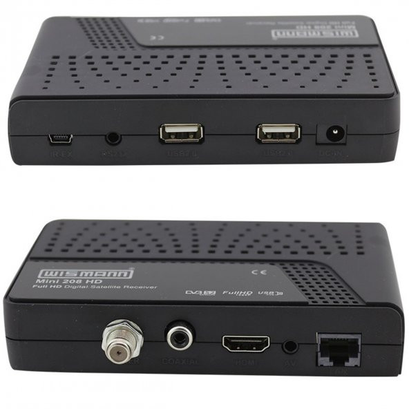 Wismann WS-208HD Full Hd Mini IP TV Uydu Alıcısı - 2