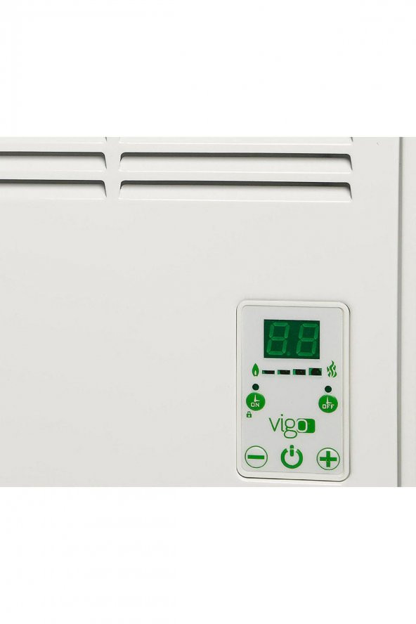ivigo Isıtıcı, 2500 Watt Dijital Elektrikli Panel Konvektör Isıtıcı BEYAZ - EPK4590E25B - 2