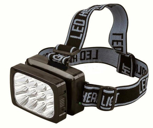 ŞARJLI LED KAFA FENERİ LAMBASI - 1