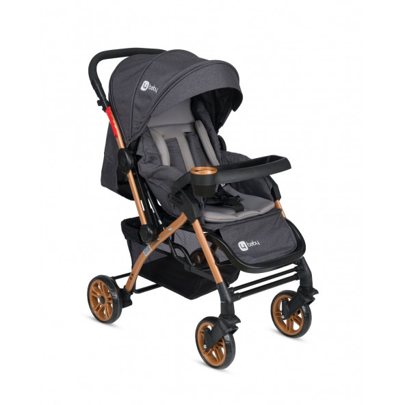 4 Baby AB310 Active Gold Çift Yönlü Bebek Arabası / Antrasit
