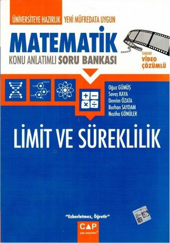 Çap Limit-Süreklilik Konu Anlatımlı Soru Bankası - 2