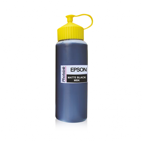 Epson Plotter İçin Uyumlu 500 ml Pigment Matte Black Photoink Mürekkep