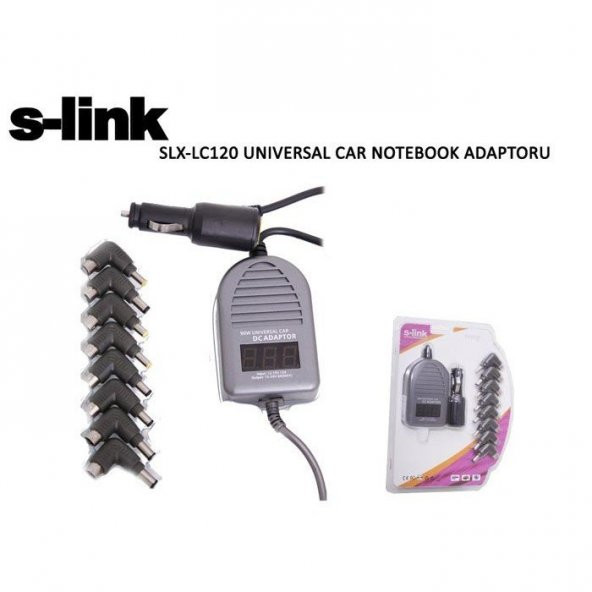 S-Link SLX-LC120 Araçtan Power Notebook Universal Adaptör