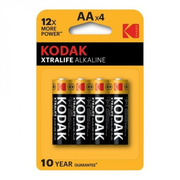 Kodak Xtralife Alkaline Kalem Pil AA 4lü
