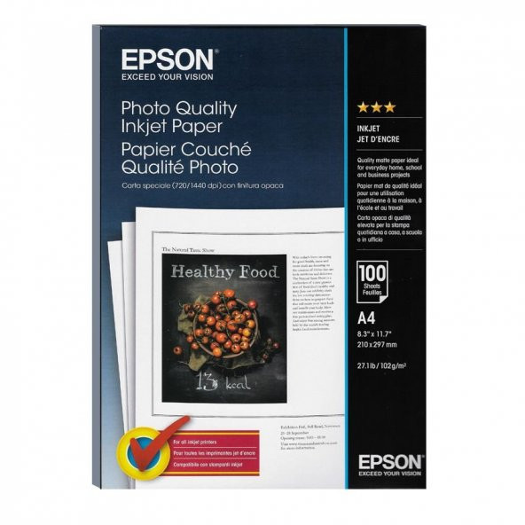 Epson A4 Transfer Baskı Kağıdı 100 Sayfa