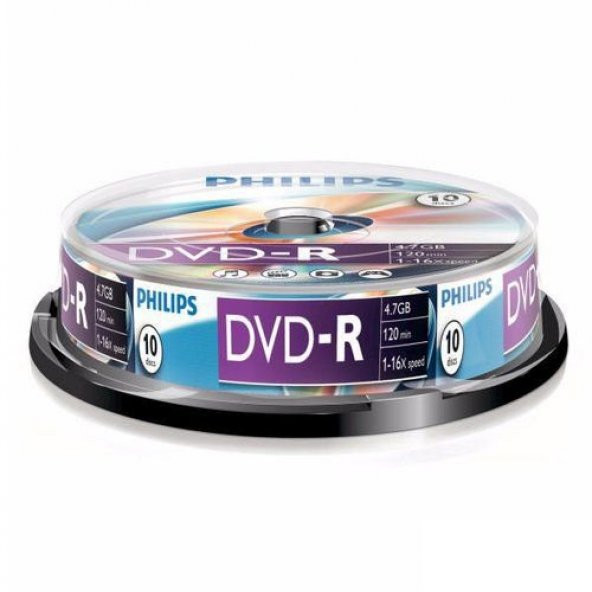 Philips DM4S6B10F/97 DVD-R 16X 10lu Paket