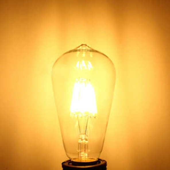 Edison Dekoratif Led Rustik Armut Ampul 4 Watt E27 Duy