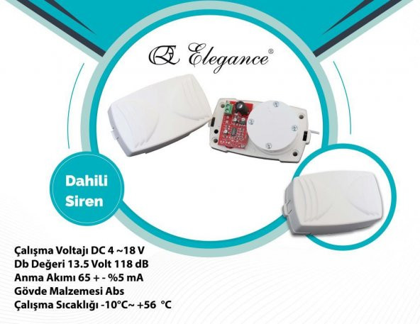 ELEGANCE HC-802 Dahili Siren