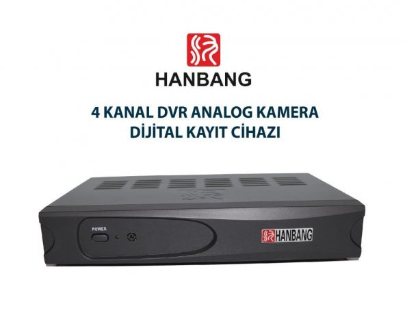 HANBANG HB7204KK 4 Kanal Dvr Analog Kamera Dijital Kayıt Cihazı 4 kanal kayıt cihazı - 4