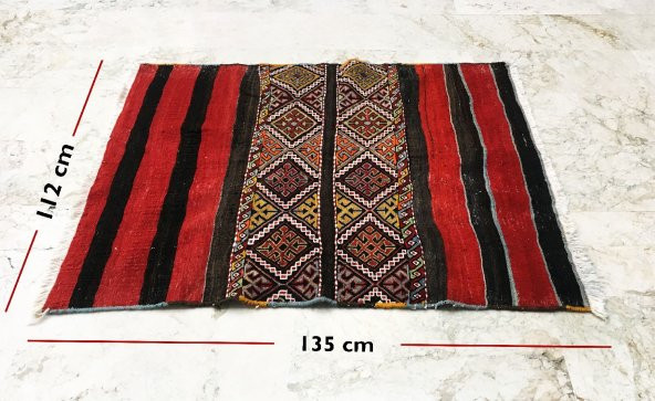 Konya Sumak Kilim Kök Boyalı 135 x 112 cm - 3