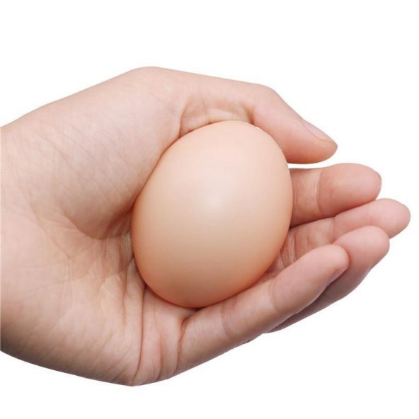 Yapay Tavuk Yumurtası Orijinal Boyutta 1 Adet Beyaz