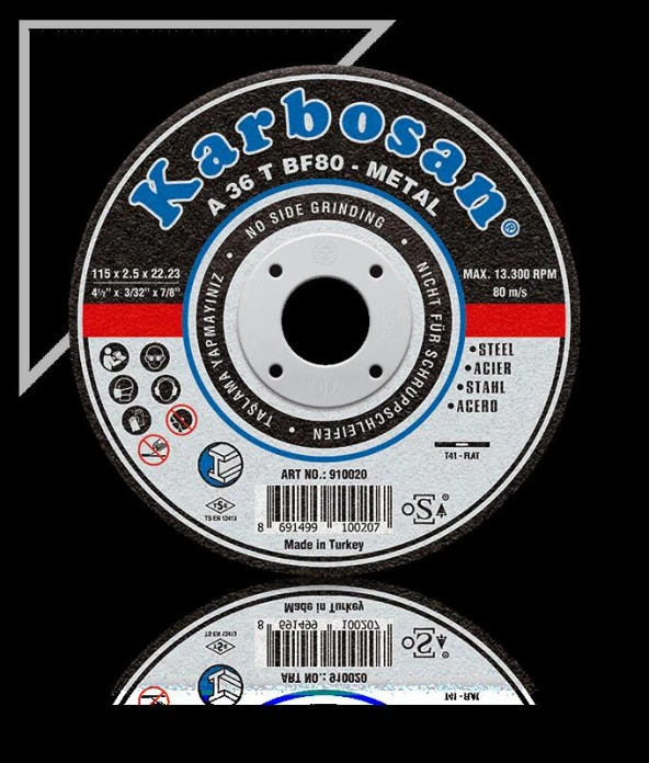 KARBOSAN METAL KESME KESİCİ 115X3.0X22 20 ADET