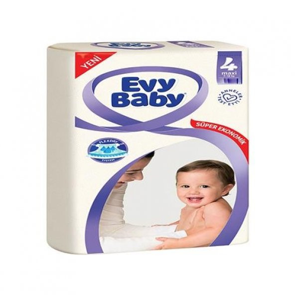 Evy Baby Bebek Bezi 4 Beden Maxi 7/18 Kg 54 Adet