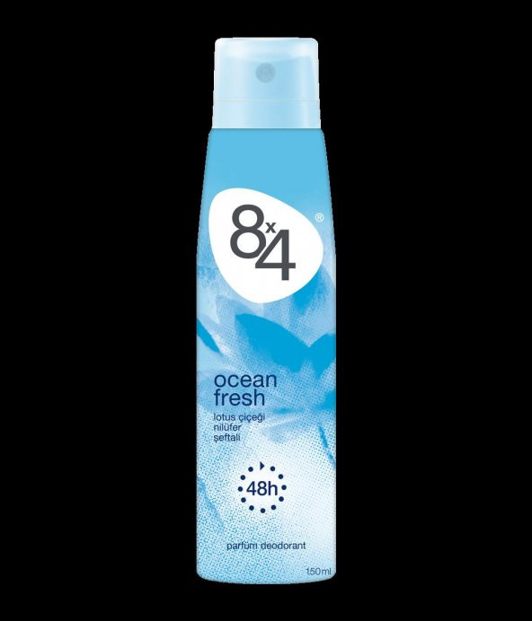8x4 OCEAN FRESH BAYAN DEODORANT 150ML