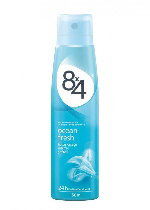 8x4 OCEAN FRESH BAYAN DEODORANT 150ML - 3