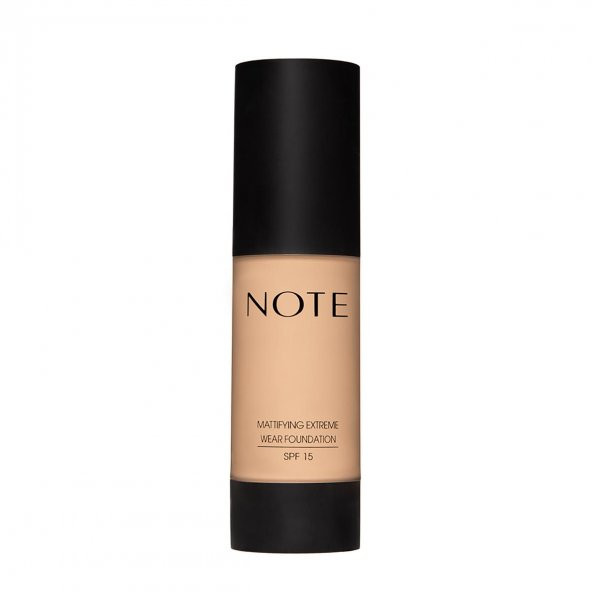 NOTE Cosmetics Matlaştırıcı Etkili Fondöten - Mattifying Extreme Wear Foundation No: 01