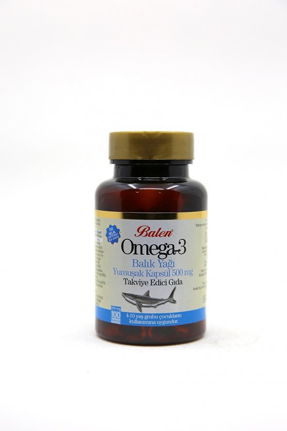 Balen Omega-3 Balık Yağı Yumuşak Kapsül 500 mg