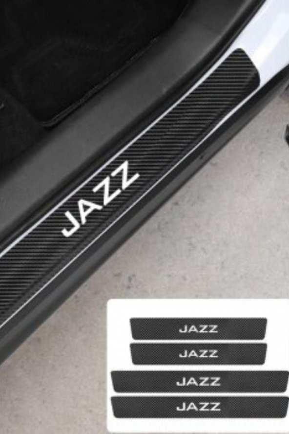 Honda Jazz Karbon Kapı Eşiği Sticker (4 Adet)