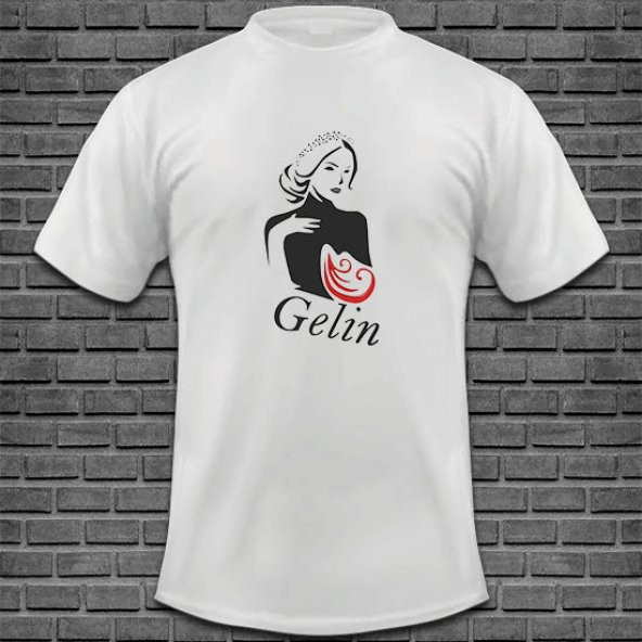 Gelin Damat Baskılı Tişört Tasarımı T-GD-001 - 2