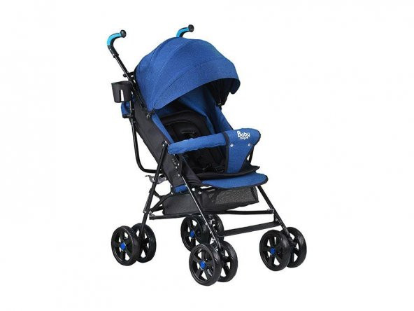 Babyhope SA7 Baston Bebek Arabası Mavi