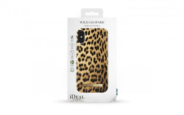 iDeal of Sweden iPhone X / XS Wild Leopard Kılıf - 3